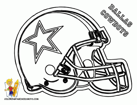 Dallas Cowboys Helmet Coloring Pages - Colorine.net | #21212