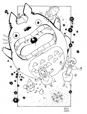 Coloring Pages : Coloring Mainstream Totoro Free Books Telematik ...