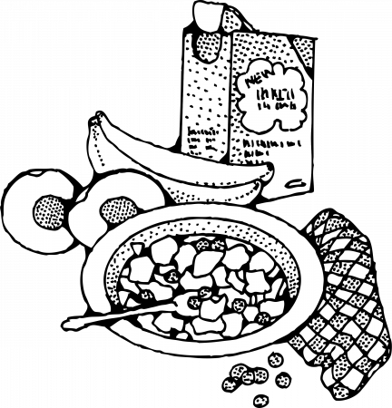 Cereal Coloring Pages Png & Free Cereal Coloring Pages.png Transparent  Images #93412 - PNGio