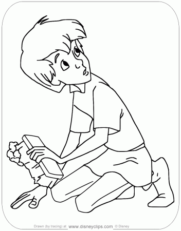 The Sword in the Stone Coloring Pages ...