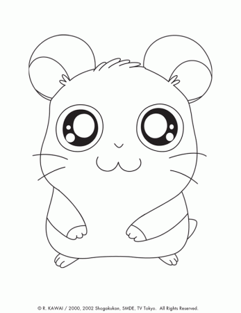 Desenho Do Hamtaro - AZ Dibujos para colorear