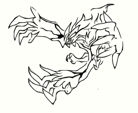 Pokemon xerneas and yveltal coloring pages
