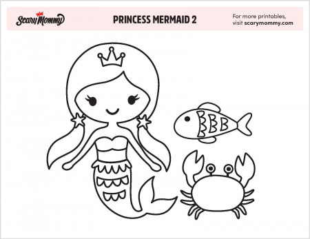Best Mermaid Coloring Pages Sure To Make A Big Splash (Psst, It's FREE!)