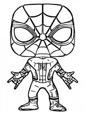 Funko Pop Coloring Pages - Best Coloring Pages For Kids | Spiderman coloring,  Superhero coloring pages, Funko pop spiderman