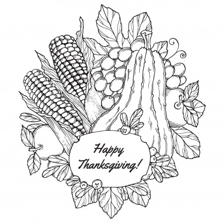 Thanksgiving - Coloring Pages for adults : coloring-adult ...