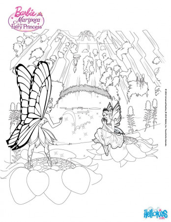 Glow waterfalls coloring pages - Hellokids.com
