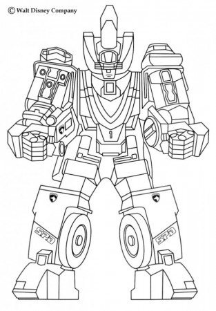 POWER RANGERS coloring pages - Robot