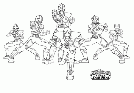 Power Rangers coloring pages for kids - Power Rangers Kids Coloring Pages