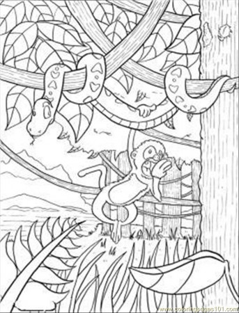 Rainforest Coloring Page for Kids - Free Forest Printable Coloring Pages  Online for Kids - ColoringPages101.com | Coloring Pages for Kids