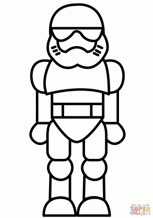 Chibi Stormtrooper coloring page | Free Printable Coloring Pages