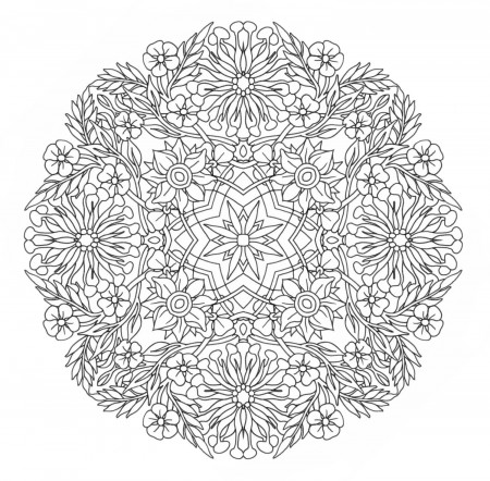 Free Mandala Coloring Pages Abstract 19 - VoteForVerde.com