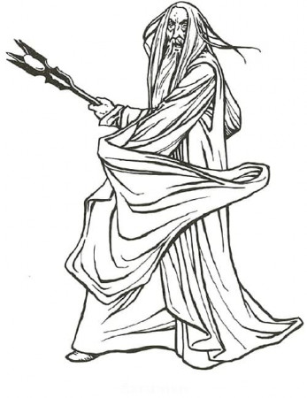 Saruman Coloring Pages - The Lord of the Rings Coloring Pages - Coloring  Pages For Kids And Adults