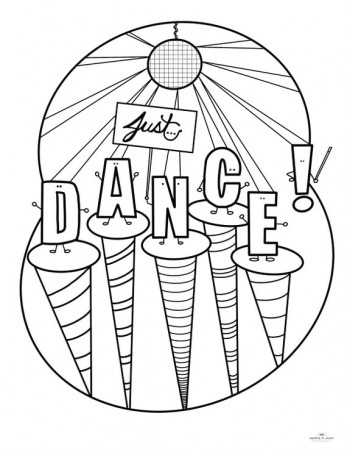 Just Dance Printable Coloring Page Inspirational Self Love - Etsy