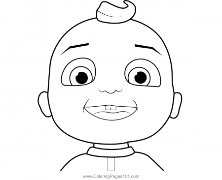 J.J. is laughing Cocomelon Coloring Page for Kids - Free CoComelon  Printable Coloring Pages Online for Kids - ColoringPages101.com | Coloring  Pages for Kids