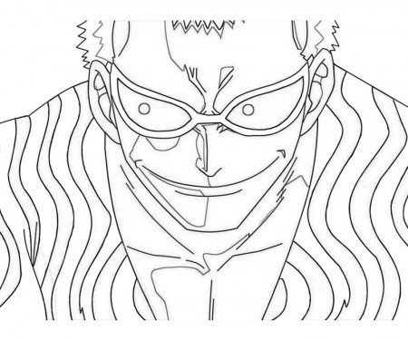 One Piece Donquixote Doflamingo Face | How Coloring