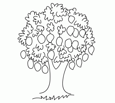Mango Tree Clip Art - Get Coloring Pages