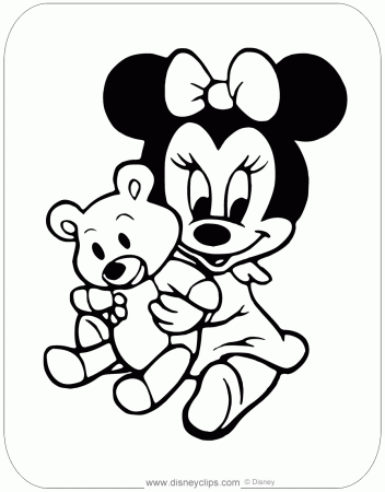 Disney Babies Coloring Pages (3) | Disneyclips.com
