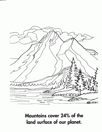 Free Coloring Pages Mountain, Download Free Coloring Pages Mountain png  images, Free ClipArts on Clipart Library