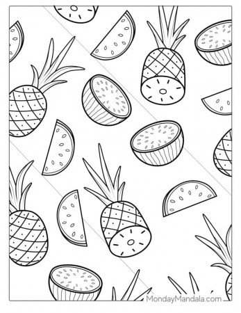 20 Watermelon Coloring Pages (Free PDF Printables)