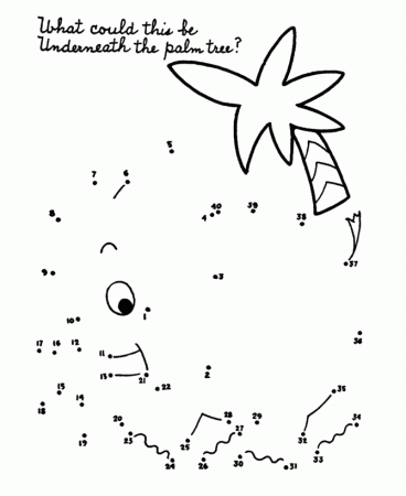 Dot-to-Dot Coloring Activity Pages | Kids Elephant connect the dots  Activity page sheet | HonkingDonkey