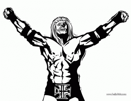 12 Pics of WWE Triple H Coloring Pages - Triple H Coloring Pages ...