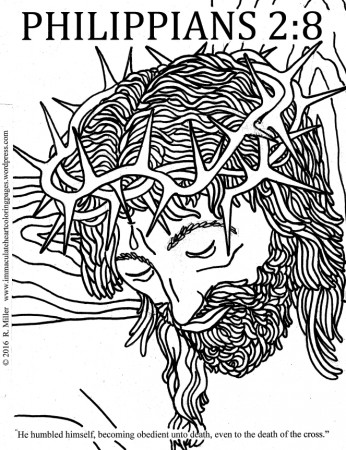Immaculate Heart Coloring Pages – Catholic Christian Pages to Color