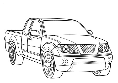 Coloring pages: Coloring pages: Nissan, printable for kids & adults, free