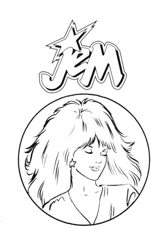 Gem 80s coloring pages