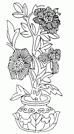 1000+ images about Colouring Pages: Flowers on Pinterest