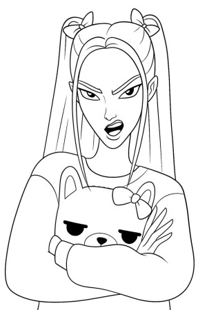 KPop Demon Hunters coloring pages