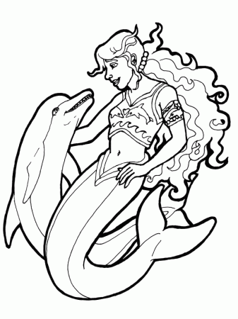 Free Printable Mermaid Coloring Pages For Kids