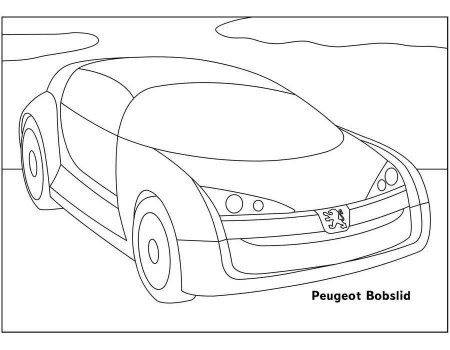 Peugeot Coloring pages 