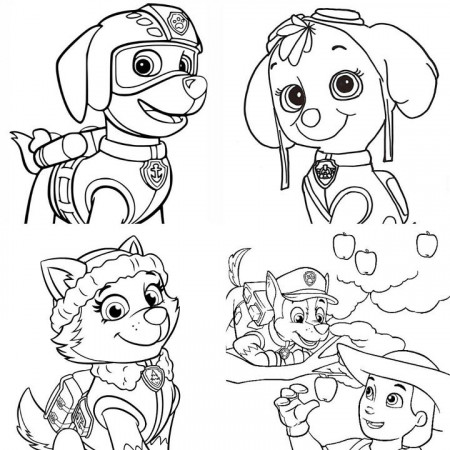 17 Free Paw Patrol Coloring Pages for Kids and Adults - Blitsy