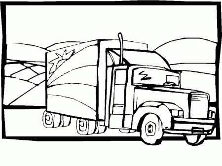 Truck coloring pages | color printing | coloring sheets | #28 Free 