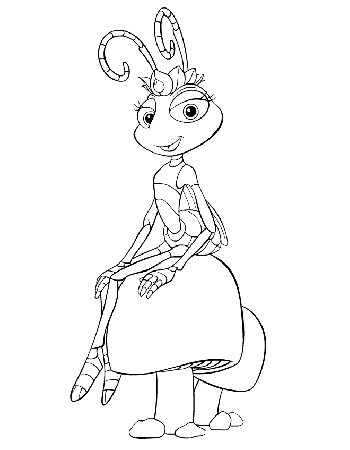 A bugs life Coloring Pages - Coloringpages1001.