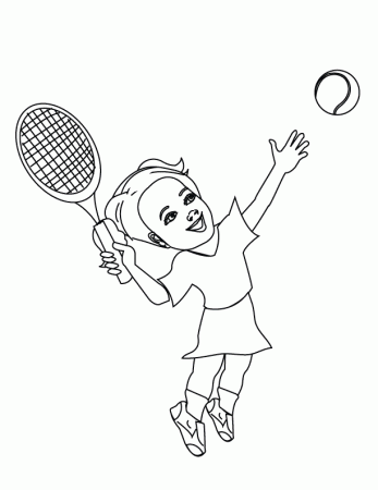 Kids Pages - Playing Tennis | Tenis