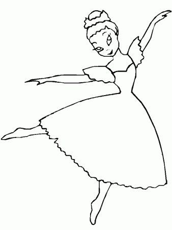 Ballet Coloring Pages Images & Pictures - Becuo