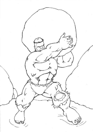 Hulk Coloring