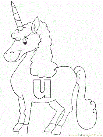 Coloring Pages U Coloring Pages (Education > Alphabets) - free 