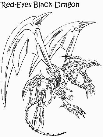 black metal dragon Colouring Pages