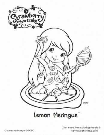 New Strawberry Shortcake Coloring Pages 97979 Label New 253504 