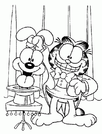 garfield coloring book pages | The Coloring Pages