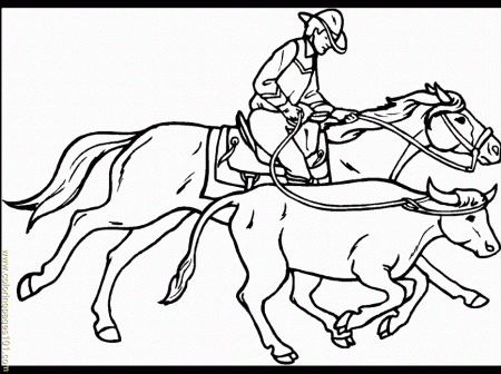 Free Western Coloring Pages