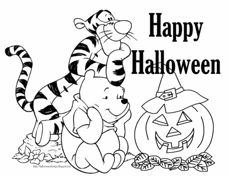 Kids Halloween Coloring Pages Disney Free Coloring Pages 283961 