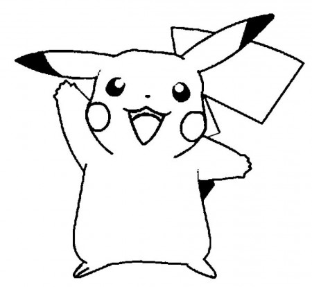 Pokemon Pikachu Cute Coloring Pages Images & Pictures - Becuo