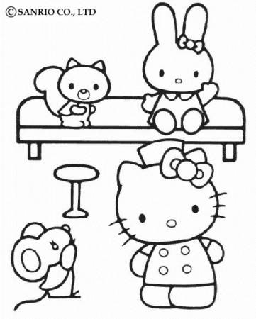 hello kitty coloring pages print out - Quoteko.com