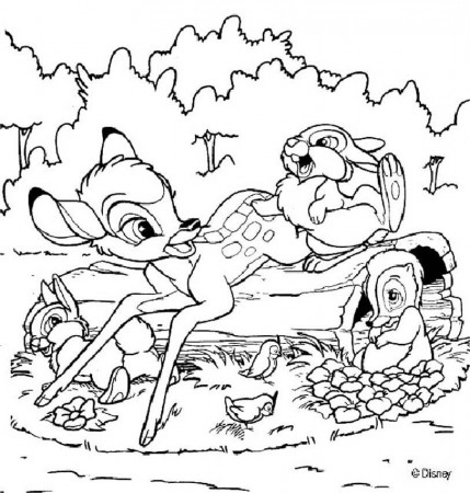 BAMBI coloring pages - Bambi 64
