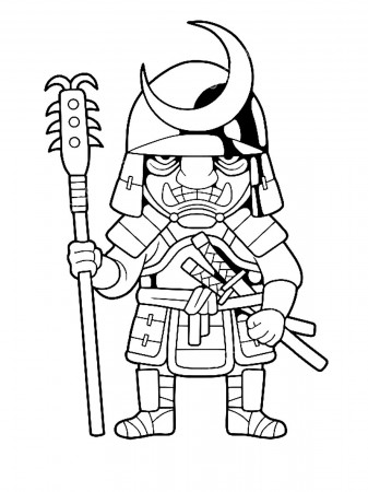 Free Samurai coloring pages. Download and print Samurai coloring pages