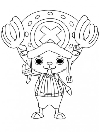 Happy Chopper Coloring Page - Free Printable Coloring Pages for Kids