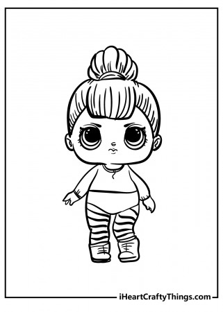 LOL Doll Coloring Pages (Updated 2023)